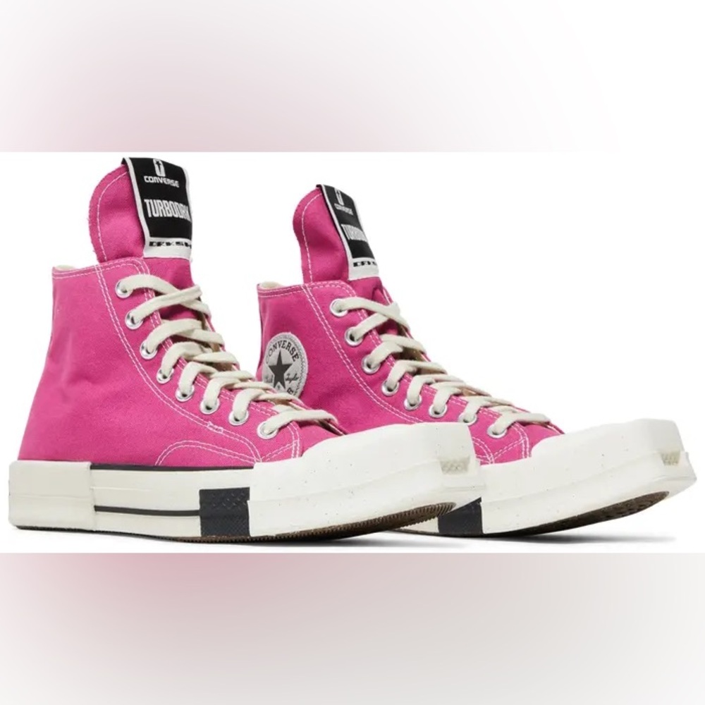 Size 13 Rick Owens x Converse TURBODRK Chuck 70 Laceless 'Cactus Flower' A05685C